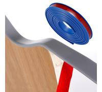 SMELEDFCFK Bande De Bord De Meuble 5 Mètre, Couvre Chant Flexible en TPE, U-Form Garniture De Bord 9mm-40mm Autocollante Bordure De Placage, Plusieurs Couleurs(Blue,17mm*5m)