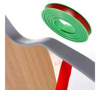 SMELEDFCFK Bande De Bord De Meuble 5 Mètre, Couvre Chant Flexible en TPE, U-Form Garniture De Bord 9mm-40mm Autocollante Bordure De Placage, Plusieurs Couleurs(Green,17mm*5m)