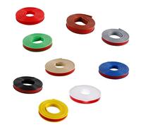 SMELEDFCFK Bande De Chant De Plan De Travail 20mm, Bande De Bord De Meuble 20m, Couvre Chant Autocollante en Forme De U, Garniture De Bord en TPE pour Restauration De Meubles(Yellow,17mmx20m)