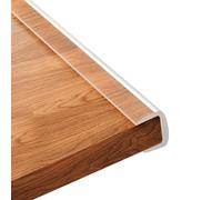 SMELEDFCFK Bande De Chant Transparent pour Meuble, U-Form 5m Garniture De Bord pour Verre, Bande De Couvre Chant Flexible Transparent pour Bord De Meuble(Wide 14-15mm)