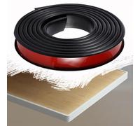 SMELEDFCFK Bordure De Placage en Forme De U, Protection De Bord De Meubles pour Restauration Plans De Travail Tables Armoire, Couvre Chant 9mm-50mm, Garniture De Bord Autocollant(Black,20m*28mm)