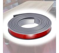 SMELEDFCFK Couvre Chant De Bords D'armoire Bande De Chant De Table, Bordure De Placage 5m, U-Form Ruban Adhésif pour Bords De Meubles, Bande De Protection Contreplaqué Autocollant(Grey,32mm)