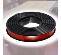 SMELEDFCFK Couvre Chant De Bords D'armoire Bande De Chant De Table, Bordure De Placage 5m, U-Form Ruban Adhésif pour Bords De Meubles, Bande De Protection Contreplaqué Autocollant(Black,50mm)