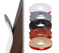 SMELEDFCFK Couvre Chant en Forme De U 50mm, Bordure De Placage Auto-adhésive pour Meuble, Bande De Bord De Meuble 5m, Garniture De Bord en TPE Flexible -autobloquante(White,50mm)