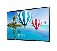 SMELEDFCFK Écran De Projecteur Portable Cinéma Maison Toile De Projection en Plein Air Écran De Film 200 Pouces 300 Pouces pour Fête Camping Cour(120inch-4:3)