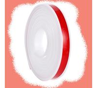 SMELEDFCFK Garniture De Bord 20m pour Meuble, Bande De Couvre Chant en Forme De U Bordure De Placage 12mm 15mm 20mm 30mm 36mm 40mm, Protection des Bords Auto-adhésif(White,12mmx20m)