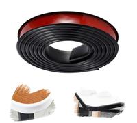 SMELEDFCFK Garniture De Bord Autocollante Bordure De Placage 9mm 12mm 16mm 18mm 20mm 28mm 30mm 32mm 40mm, Protection des Bords 5 M pour Restauration De Meubles Armoires(Black,17mmx5m)