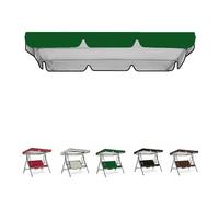 SMELEDFCFK Housse De Rechange pour Balancelle De Jardin, 2/3 Places Toit De Balançoire De Rechange, Canopée pour Balancelle Extérieur Imperméable(Green,77x49in/195x125cm)