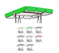 SMELEDFCFK Imperméable Toile De Rechange pour Balancelle, Toile De Balancelle De Jardin 2 3 Places Housse De Toit pour Balancelle Hollywoodienne Protection UV(Grass Green,77x49in/195x125cm)