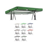 SMELEDFCFK Imperméable Toile De Rechange pour Balancelle, Toile De Balancelle De Jardin 2 3 Places Housse De Toit pour Balancelle Hollywoodienne Protection UV(Green,65x45in/164x114cm)