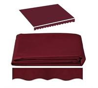 SMELEDFCFK Tissu De Remplacement pour Auvent De Terrasse Rétractable 200cm 300cm 400cm 500cm 600cm 700cm Toile pour Store Banne Toile D'auvent Extérieur(10x5ft/3X1.5M)