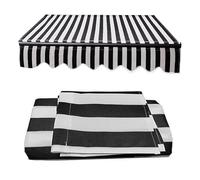 SMELEDFCFK Tissu De Remplacement pour Auvent De Terrasse Rétractable Extérieur Toile De Remplacement pour Store Banne Imperméable Couverture D'auvent((11x6.5ft) 3.3X2M)