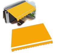 SMELEDFCFK Tissu De Remplacement pour Auvent Manuel 2 3 3.6 4 5 6 7m Toile De Rechange Store Banne Rétractable Tissu D'Auvent De Terrasse pour Extérieur(16.4x13ft/5X4M)