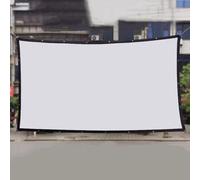 SMELEDFCFK Toile De Projection Pliable Écran De Projection Home Cinéma 100 120 150 200 250 300 Pouces Écran De Film Lavable Rideau De Projecteur Portable(120inch-4:3)
