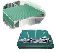 SMELEDFCFK Toile pour Store Banne De Rechange Extérieur Tissu De Remplacement pour Auvent Rayé Couverture D'auvent Rétractable pour Cour Pont Balcon Store((15x5ft) 4.5X1.5M)