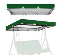 SMELEDFCFK Toit De Balançoire De Remplacement Toit De Rechange pour Balancelle De Jardin 2-3 Places Toile De Rechange pour Balancelle Protection UV Imperméable(Green,77x49in/195x125cm)