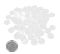 SMELEYOU 200pcs Coin Holder 20 mm Protective Clear Plastic Coin Collection Supplies Empilable Silver Dollar Dollar Capsules pour Les collectionneurs