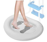 SMELEYOU Bain de Pieds de Piscine, Bain Pieds Gonflable, lavabo antidérapant pour Piscine, échelle d'entrée, Spa Domestique, Propres, Accessoires Hors Sol 34, 7 x 25, 6 x 4, 7 cm