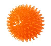 SMELEYOU Baule de Chien Grincheux Pitre à Mastication épineuse Net-Toxic Puppy Puppy Toot Nettoyage Balles de Jouets Orange 8cm