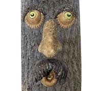 SMELEYOU Les Visages d'arbres Ensembles drôles Vieil Homme résine Art Art Arbre Lumineux décor des Arbres à l'épreuve des intempéries décorations d'arbre extérieur pour Jardin de Jardin