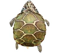 SMELEYOU Oreiller Portable en Forme de Coquille de Tortue, Costume Tortue mer géante pour Enfants et Adultes, Peluche Douce, Rampant dans Un Refuge pour la détente et Le Jeu, 100CM