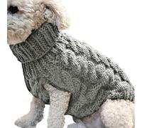 SMELEYOU Pulls de chien petits chiens à col roulé pull en tricot élastique chariot d'hiver épais chaud de petits vêtements de chien classiques pour chihuahua yorksyie tacu