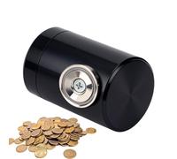 Smell Proof Jar - 56g Airtight Storage Container, d'aluminium, | Pot de rangement noir pour café Tea Key Jewelry Cash Kitchen Dining Camping Travel Pantry