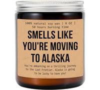 Smells Like You're Moving to Alaska - Bougie inspirée de l'aventure avec des vibrations fraîches et croustillantes - Évoque l'esprit de la dernière frontière et la beauté naturelle - Bougie décorative