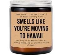 Smells Like You're Moving to Hawaï - Bougie inspirée de l'île avec des vibrations du paradis tropical - Apporte la chaleur des gens amicaux et une culture enchanteresse - Bougie décorative unique pour