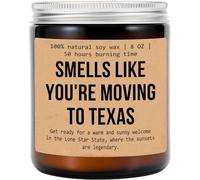 Smells Like You're Moving to Texas - Bougie inspirée du sud-ouest avec des vibrations chaleureuses et accueillantes - Capture l'esprit des couchers de soleil légendaires et des horizons infinis