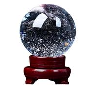 Smelting White Crystal Ball Gemstone Crystals Sphere with Stand Sculpture Spiritual Room Decor Accessories,190mm Gemstone Stone