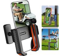 Smerkod Support de téléphone magnétique pour voiturette de golf - Peut supporter jusqu'à 2,7 kg - Clip de téléphone 3S - Support de téléphone pour iPhone Galaxy - Compatible avec EZGO Club Car Yamaha