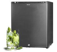 SMETA Frigo 12V Camping Car, Mini Frigo Caravane, avec Serrure, Porte Réversible, pour Voiture Van Fourgon Chambre, Silencieux, 30L, Noir