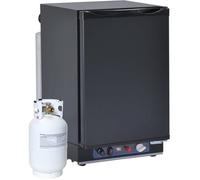 SMETA Frigo Gaz 12V 220V 40L-Frigo Trimixte Trivalente avec Porte Réversible-Réfrigérateur pour Camping-Car-Caravane, Voiture,