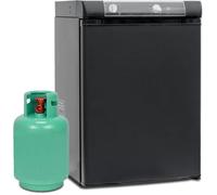 SMETA Frigo Trimixte 60L-12V/220V/Gaz-Frigo Camping Gaz-Mini Frigo Silencieux-pour Camping-Car