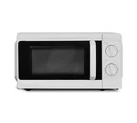 SMETA Micro Ondes 700w,Micro Onde Blanc 17L,Classique Micro Ondes,Fours Micro-ondes 6 niveaux de puissance,Fonction de dégivrage,Minuterie 30 min,Plateau tournant,Design compact