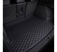 SMFDC Cuir Auto Tapis de Coffre pour Volkswagen T-Cross 2019-2022, AntidéRapant ImerméAbles Protection Tous Temps Voiture Accessoires IntéRieurs,B/Black