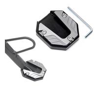 SMFDC Extension de Béquille Latérale Moto pour Suzuki Impulse 2008 2009 2010 2011, Aluminium Pied Support Latéral Agrandir Pad Béquille Moto Pad,C-Grey