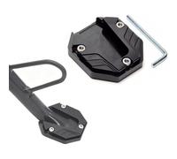 SMFDC Extension de Béquille Latérale Moto pour Suzuki Impulse 2008 2009 2010 2011, Aluminium Pied Support Latéral Agrandir Pad Béquille Moto Pad,D-Black