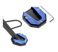 SMFDC Extension de Béquille Latérale Moto pour Yamaha Raider 2008-2011 2012 2013 2014 2015 2016 2017 2018, Aluminium Pied Support Latéral Agrandir Pad Béquille Moto Pad,A-Blue