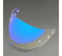 SMFDC Visière Casque Moto pour LS2 FF352 FF802 Rookie FLA, Visage Moto Casque Pare-Brise Visière Accessoire Casques Moto Multicolore Résistant aux Rayures,Normal-A 5-Tooth Aurora Blue