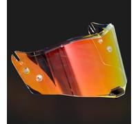 SMFDC Visière Casque Moto pour LS2 FF805/FIM805, Visage Moto Casque Pare-Brise Visière Accessoire Casques Moto Multicolore Résistant aux Rayures,Normal-G Aurora Red