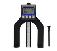 Smgda Jauge de profondeur numérique 80 mm, jauge de hauteur, règle de mesure à écran LCD pour scie à table, jauge d'épaisseur de table avec support magnétique, travail du bois