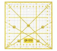 Smgda Regle Patchwork Couture 15 cmx15 cm, Regle Couture, Règles de couture, Règle Japonaise Couture, Regle pour Patchwork, Regle Japonaise Couture, Regle Transparente Universelle, Quilting Accesoire