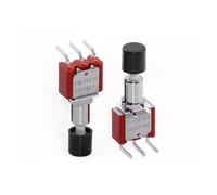 SMGLRUEAT 2pc MPL-0-102-0003-L003-RS Lockless reset button switch with cap 2 speed bend 1A250V
