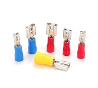 SMGLRUEAT Assortiment de 280 cosses à fourche isolées for câbles électriques, sertissage de fils électriques, cosses à anneau roulées