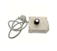 SMGLRUEAT Contrôleur de vitesse de démarrage électronique à bouton 220 V SCR Régulateur de tension 4 kW Contrôleur de vitesse variable en continu Thermostat avec prise