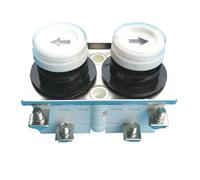 SMGLRUEAT Emergency Stop Switch JDLA108-22-1P JDLA108-22-2P 250V 16A Rainproof Hoist Push Button Switch Micro-Electric Control Switches for Crane(LA108-22-1P)