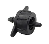 SMGLRUEAT Garden Hose Fittings 1/4" Pressure Compensated Dripper for Uneven Ground Irrigation Hilly Agricultura Garden Lawn Watering Pressure Drop Drip 200 Pcs (Color : 2L)