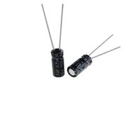 SMGLRUEAT Lot de 50 condensateurs électrolytiques en Aluminium, 4,7 uF, 100 V, MFD, WV, 5 x 11 mm, radiaux, MF, uf